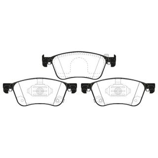 Stabdžių trinkelių rinkinys, diskinis stabdys RAICAM RA.1386.0