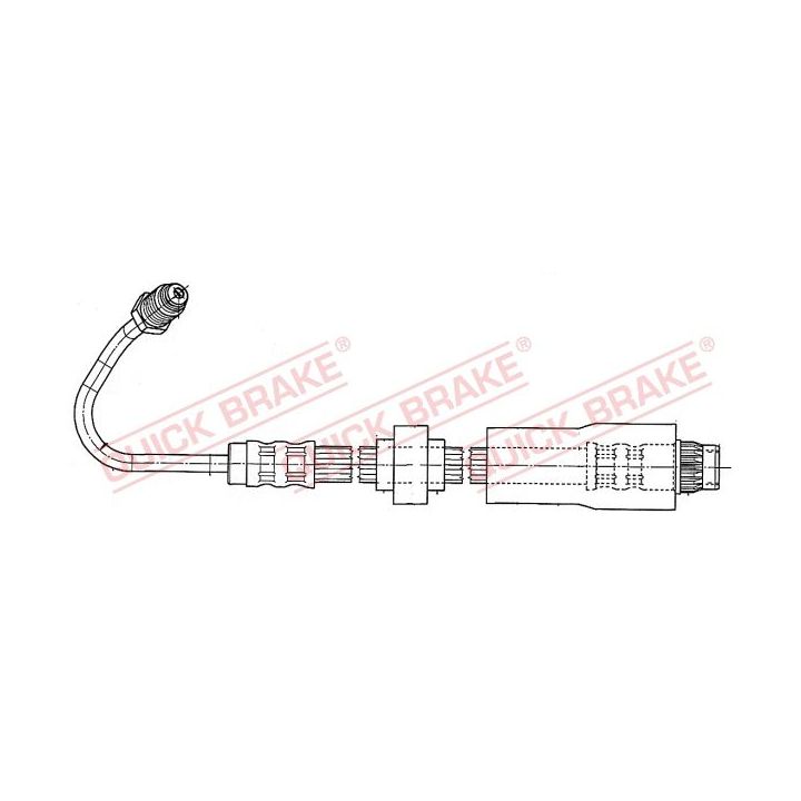 Stabdžių žarnelė QUICK BRAKE 37.930