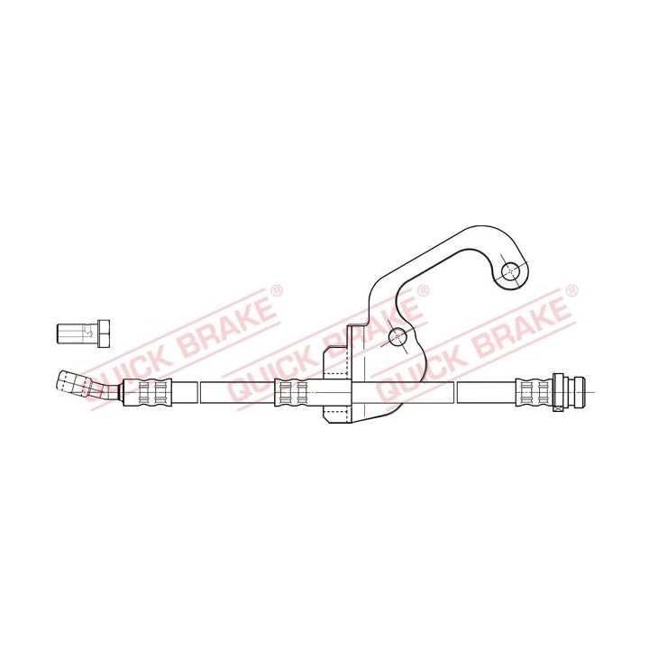 Stabdžių žarnelė QUICK BRAKE 50.838X