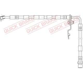 Stabdžių žarnelė QUICK BRAKE 50.892