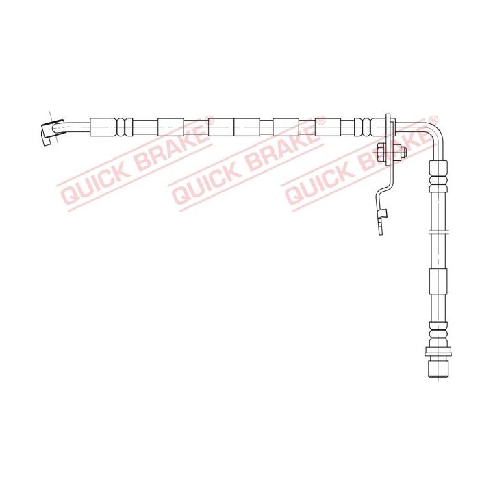 Stabdžių žarnelė QUICK BRAKE 50.892