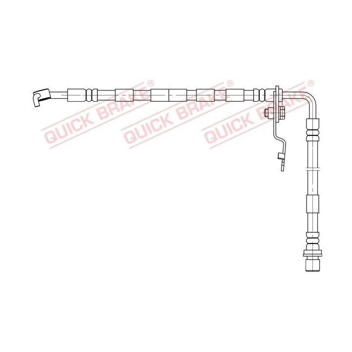Stabdžių žarnelė QUICK BRAKE 50.893