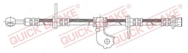 Stabdžių žarnelė QUICK BRAKE 50.998