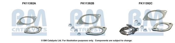 Montavimo komplektas, suodžių filtras BM CATALYSTS FK11392