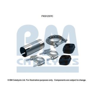 Montavimo komplektas, išmetimo vamzdis BM CATALYSTS FK51237