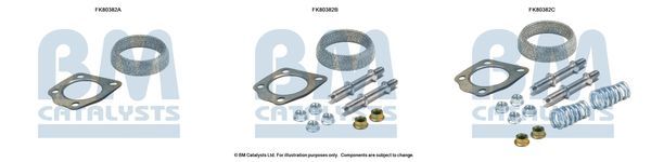 Montavimo komplektas, katalizatoriaus keitiklis BM CATALYSTS FK80382