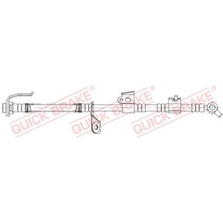 Stabdžių žarnelė QUICK BRAKE 58.889