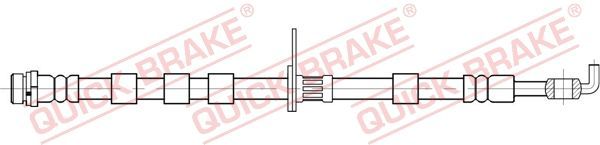 Stabdžių žarnelė QUICK BRAKE 58.896