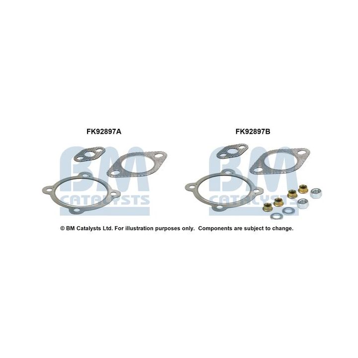 Montavimo komplektas, katalizatoriaus keitiklis BM CATALYSTS FK92897