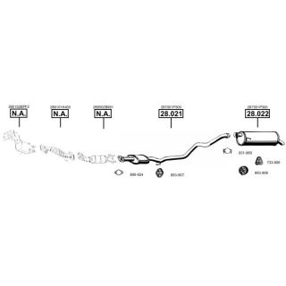 Išmetimo sistema ASMET HY151200