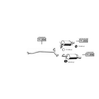 Išmetimo sistema ASMET MA110817