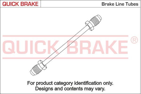 Stabdžių žarnelės QUICK BRAKE CU-1650A-H