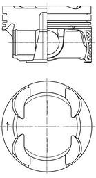 Stūmoklis KOLBENSCHMIDT 42101600