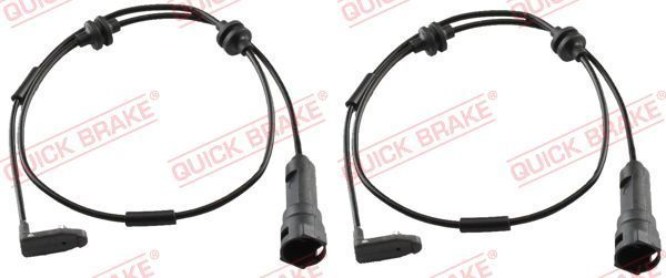 įspėjimo kontaktas, stabdžių trinkelių susidėvėjimas QUICK BRAKE WS 0158 A