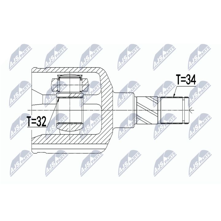 Jungčių komplektas, kardaninis velenas NTY NPW-BM-082