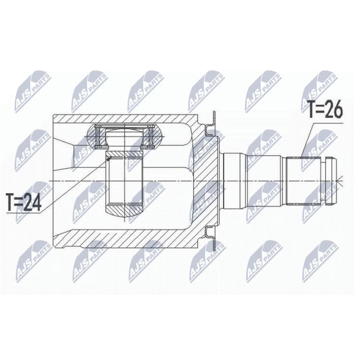 Jungčių komplektas, kardaninis velenas NTY NPW-BM-092