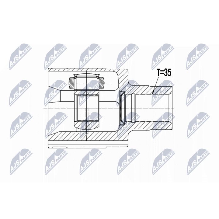Jungčių komplektas, kardaninis velenas NTY NPW-BM-122