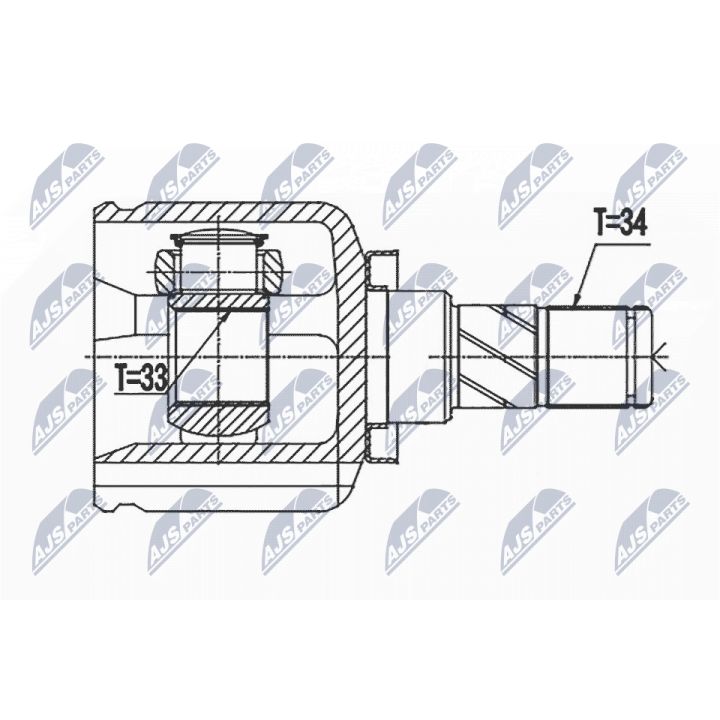 Jungčių komplektas, kardaninis velenas NTY NPW-BM-144