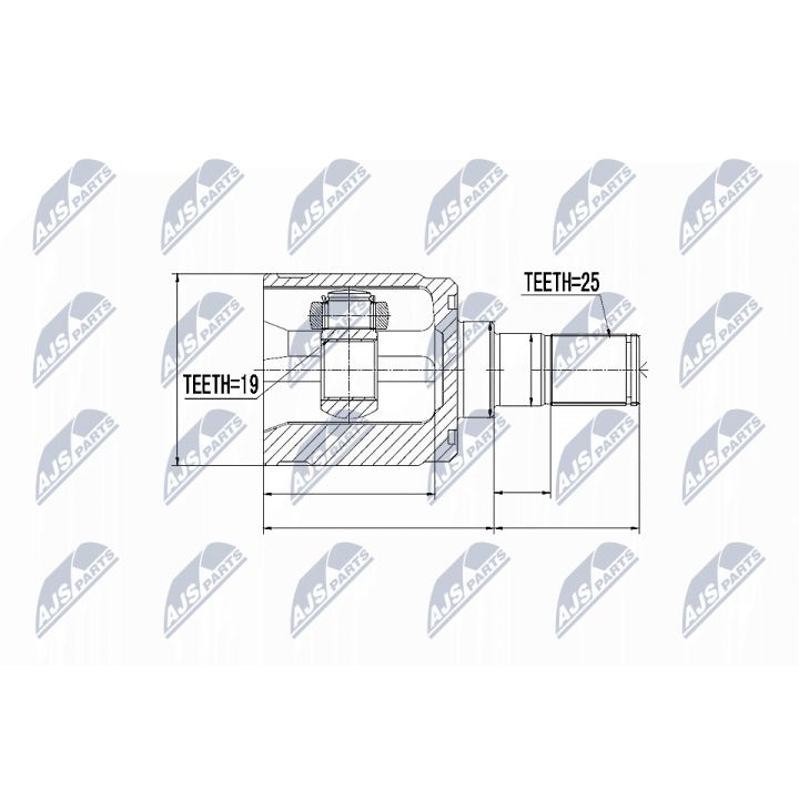 Jungčių komplektas, kardaninis velenas NTY NPW-HY-518