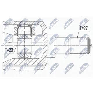 Jungčių komplektas, kardaninis velenas NTY NPW-HY-531