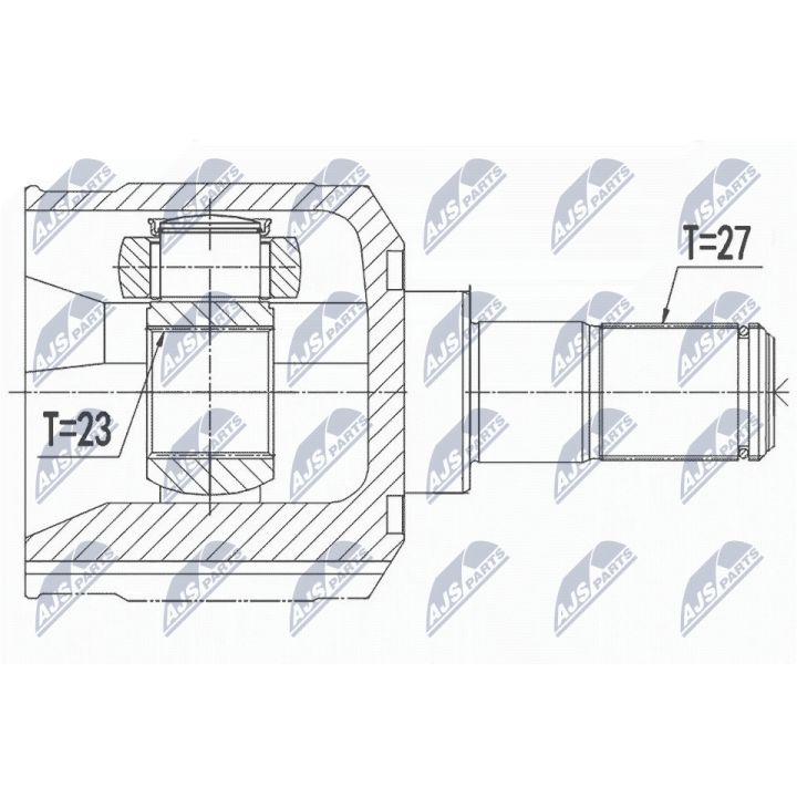 Jungčių komplektas, kardaninis velenas NTY NPW-HY-531