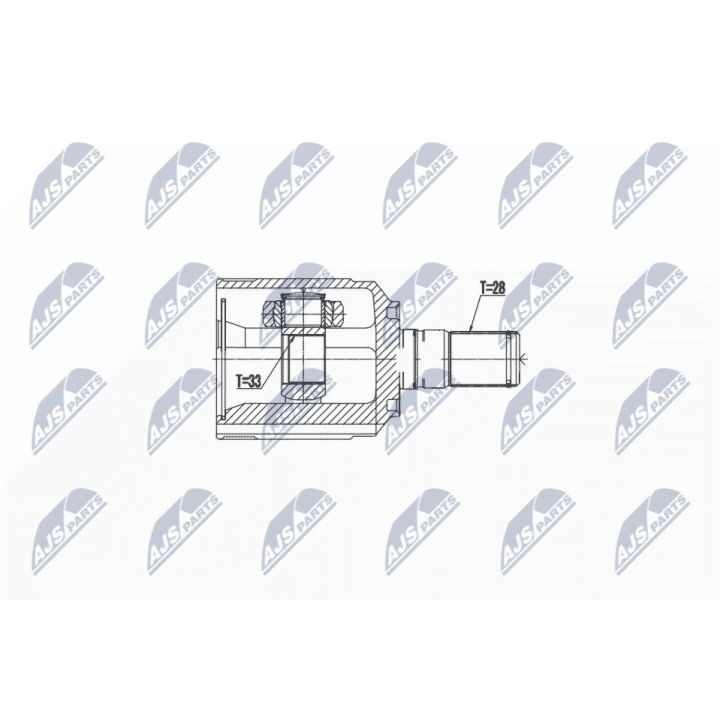 Jungčių komplektas, kardaninis velenas NTY NPW-HY-538
