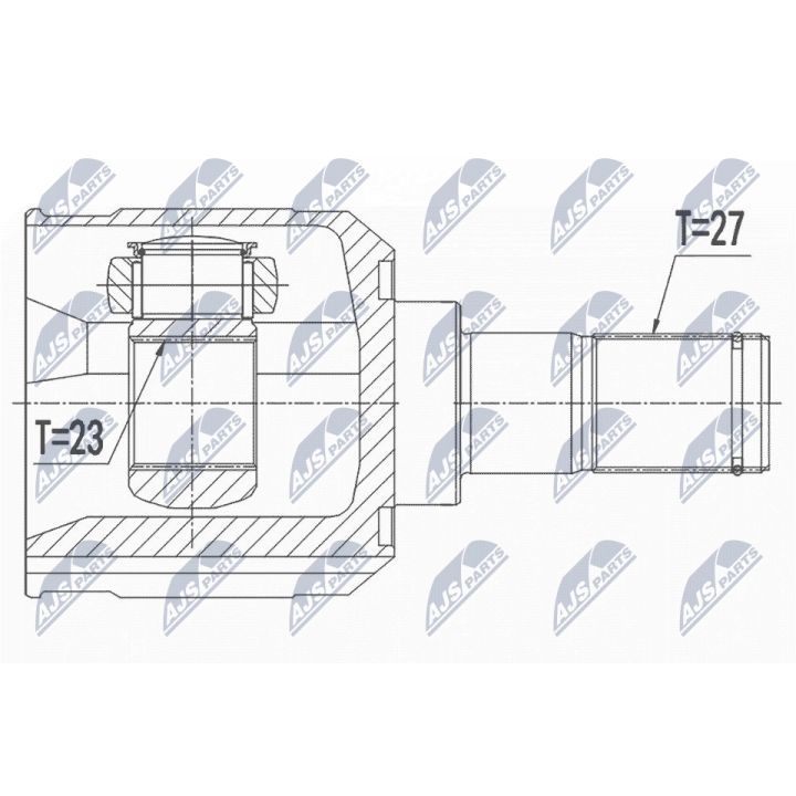 Jungčių komplektas, kardaninis velenas NTY NPW-HY-546