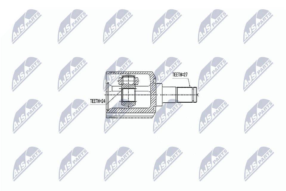Jungčių komplektas, kardaninis velenas NTY NPW-KA-308