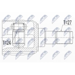 Jungčių komplektas, kardaninis velenas NTY NPW-KA-365