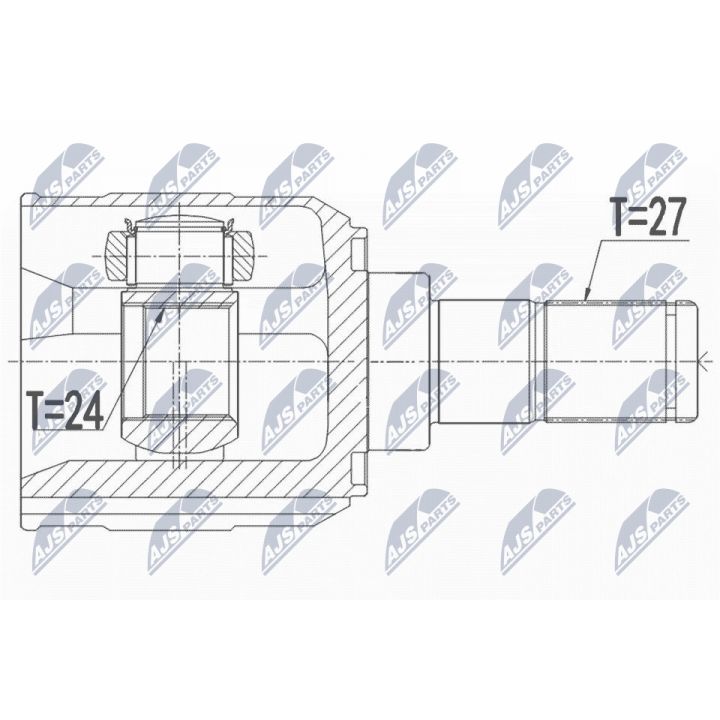 Jungčių komplektas, kardaninis velenas NTY NPW-KA-365