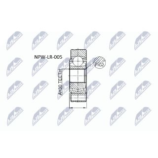 Jungčių komplektas, kardaninis velenas NTY NPW-LR-005