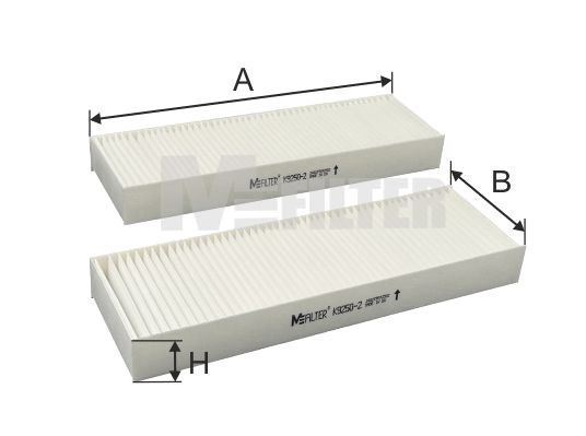 Filtras, salono oras MFILTER K 9250-2