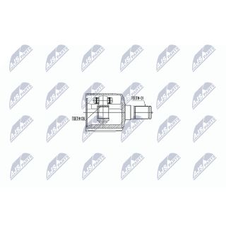 Jungčių komplektas, kardaninis velenas NTY NPW-MZ-047
