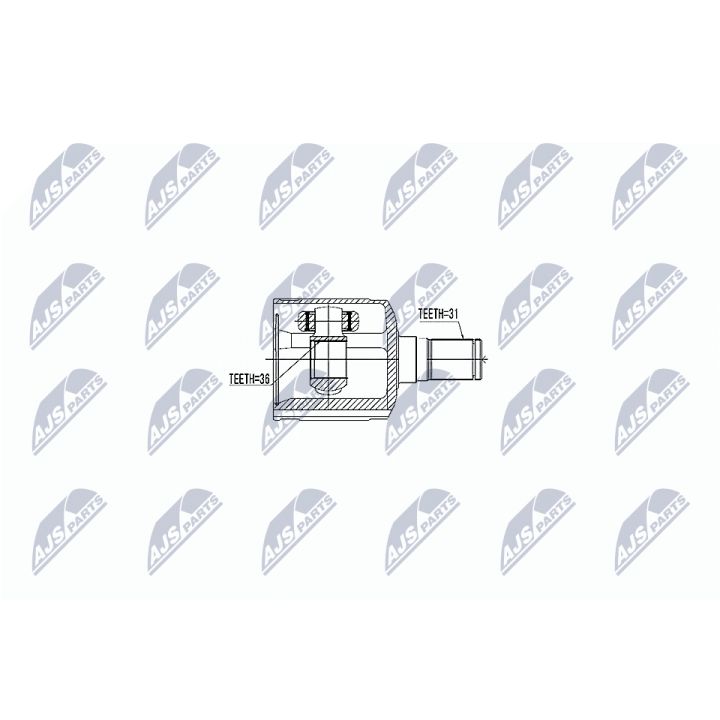 Jungčių komplektas, kardaninis velenas NTY NPW-MZ-047