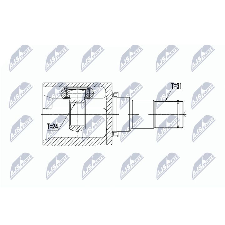 Jungčių komplektas, kardaninis velenas NTY NPW-MZ-049