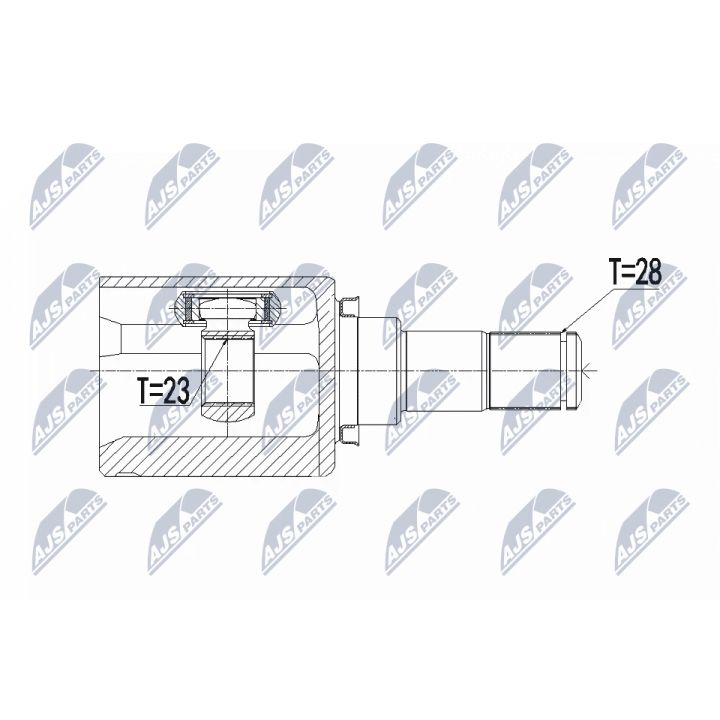 Jungčių komplektas, kardaninis velenas NTY NPW-MZ-055