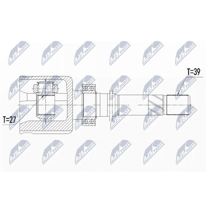 Jungčių komplektas, kardaninis velenas NTY NPW-PL-060