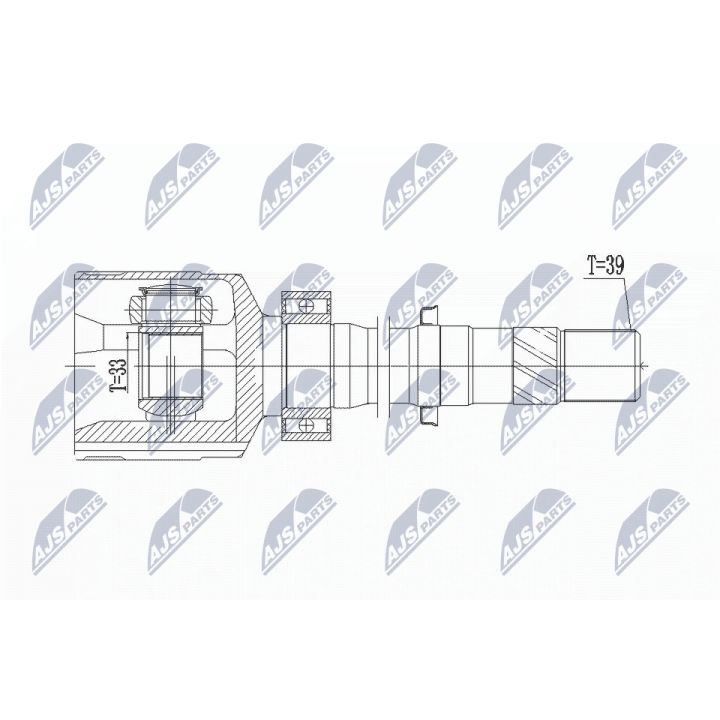 Jungčių komplektas, kardaninis velenas NTY NPW-RE-076