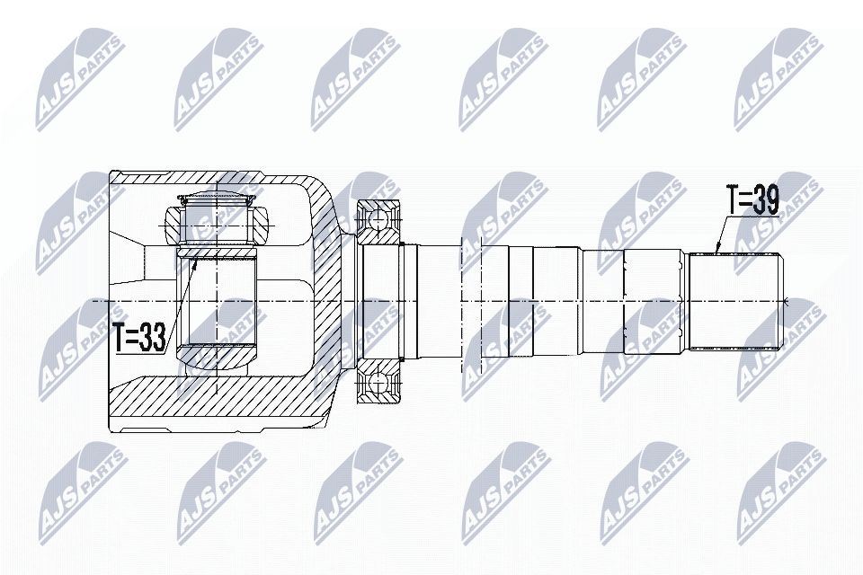 Jungčių komplektas, kardaninis velenas NTY NPW-RE-117