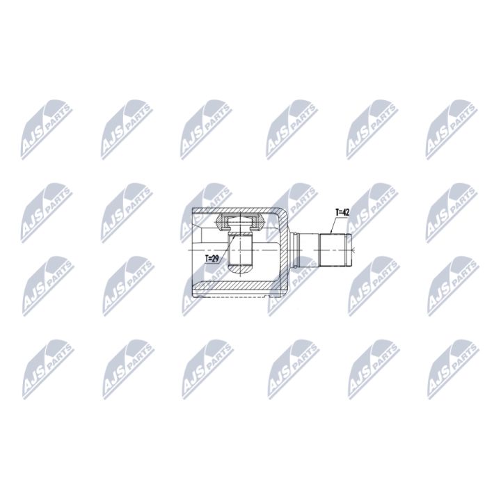 Jungčių komplektas, kardaninis velenas NTY NPW-VW-090