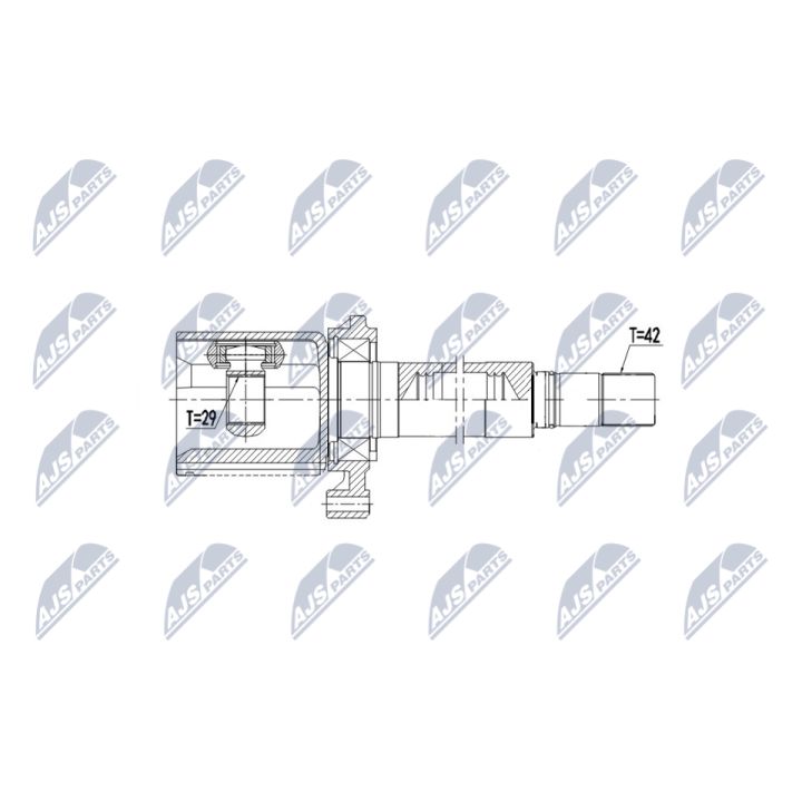 Jungčių komplektas, kardaninis velenas NTY NPW-VW-092