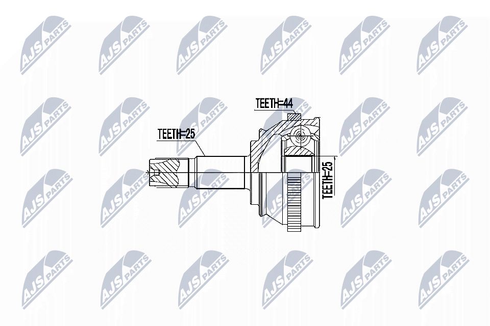 Jungčių komplektas, kardaninis velenas NTY NPZ-FT-029