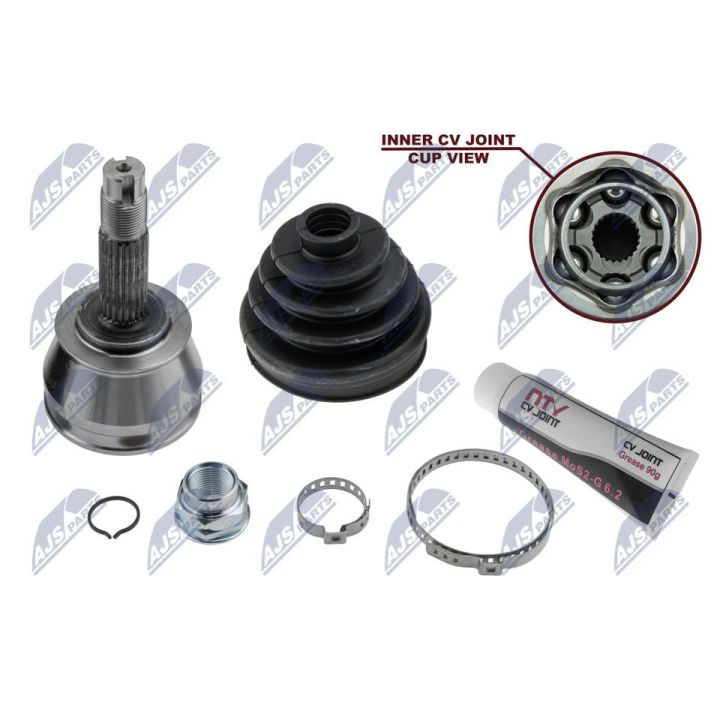 Jungčių komplektas, kardaninis velenas NTY NPZ-FT-046