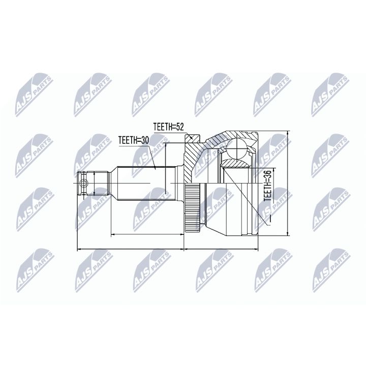 Jungčių komplektas, kardaninis velenas NTY NPZ-HY-504