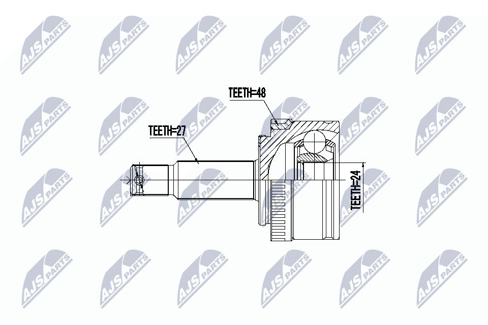 Jungčių komplektas, kardaninis velenas NTY NPZ-HY-552