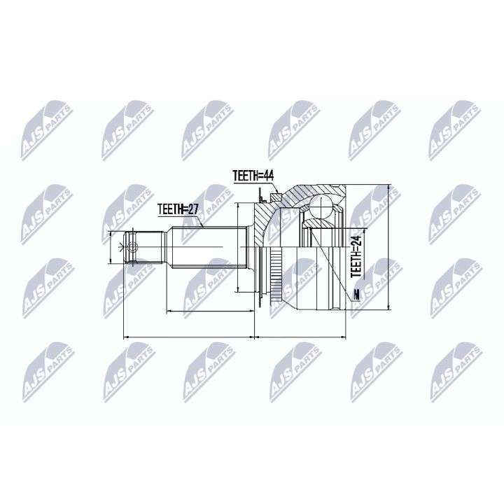 Jungčių komplektas, kardaninis velenas NTY NPZ-KA-305