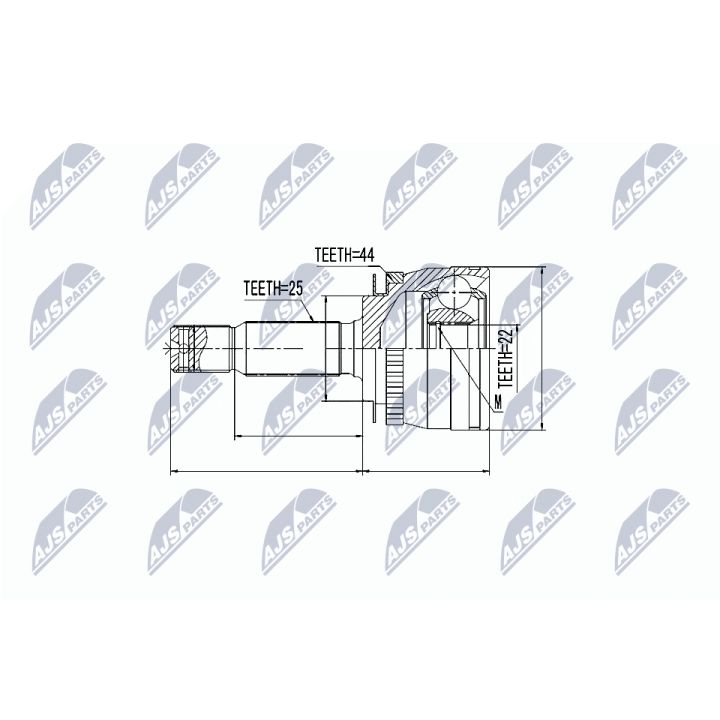 Jungčių komplektas, kardaninis velenas NTY NPZ-KA-312