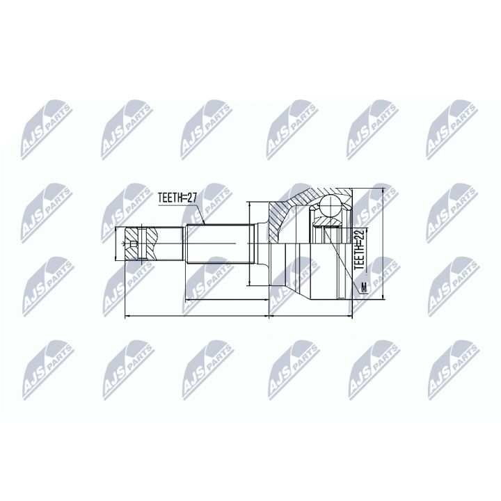 Jungčių komplektas, kardaninis velenas NTY NPZ-NS-083