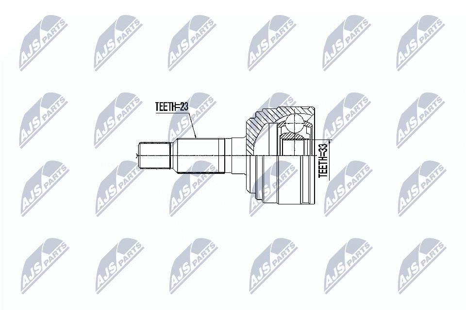 Jungčių komplektas, kardaninis velenas NTY NPZ-RE-007