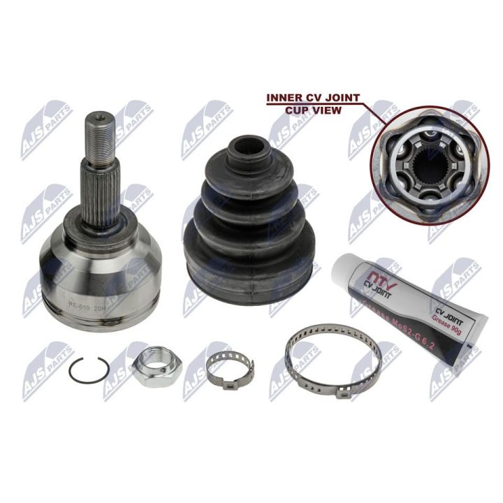 Jungčių komplektas, kardaninis velenas NTY NPZ-RE-019